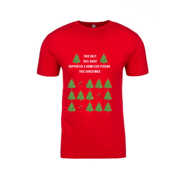 Ugly Christmas Tree Shirt (Tenancy Skills) - men's fitted 2 Thumbnail